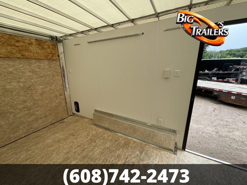 2027 Legend 8'x19' Flat Top V-Nose TA Trailer