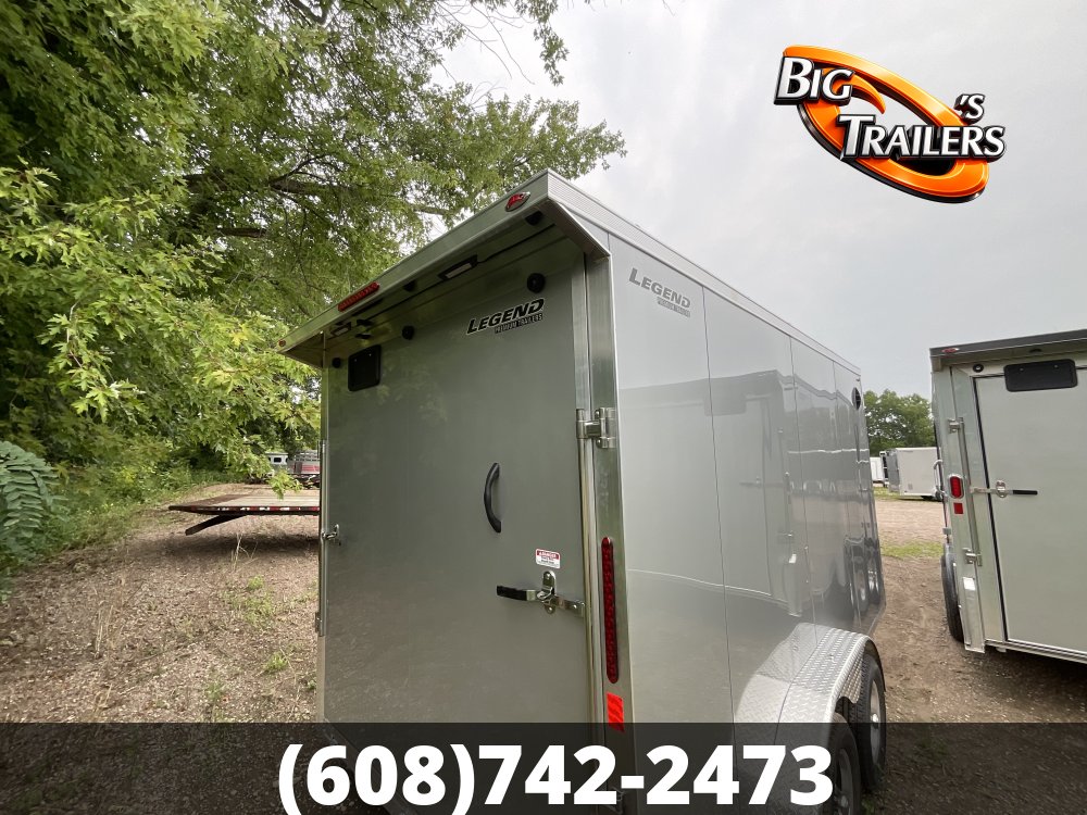 2027 Legend 7.5'x16' Thunder V-Nose TA Trailer