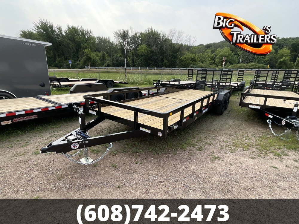 2026 Sure Trac 7'x24' Tube Top Utility Trailer
