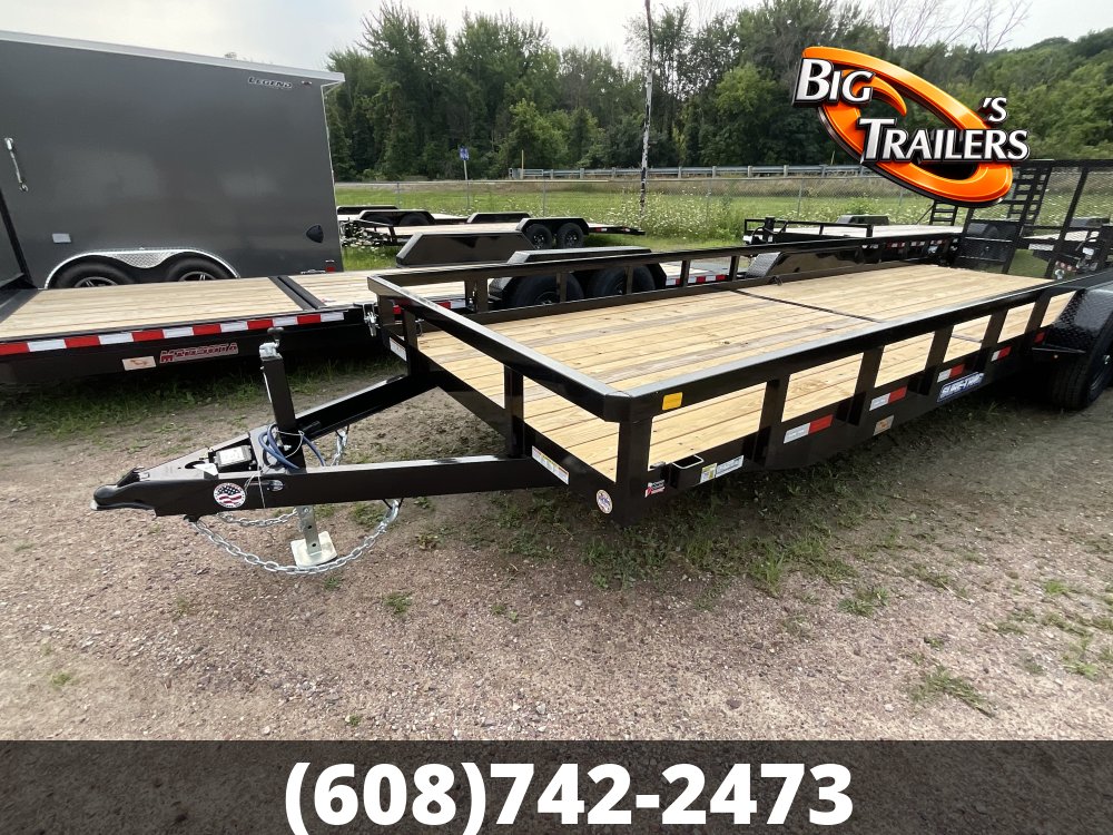 2026 Sure Trac 7'x24' Tube Top Utility Trailer