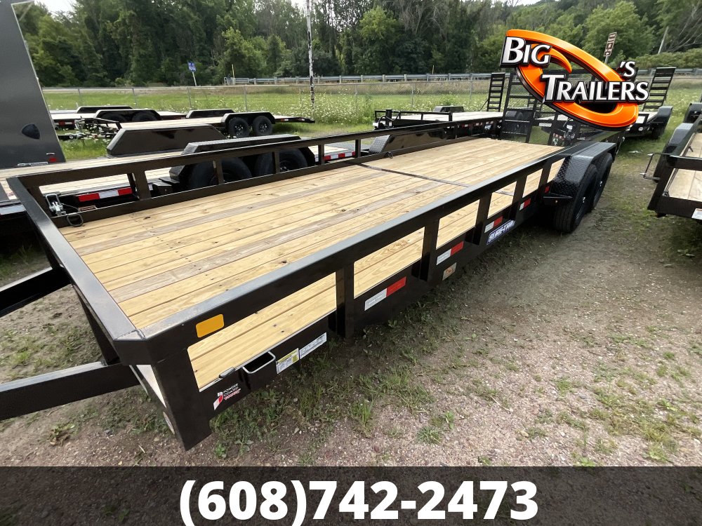 2026 Sure Trac 7'x24' Tube Top Utility Trailer
