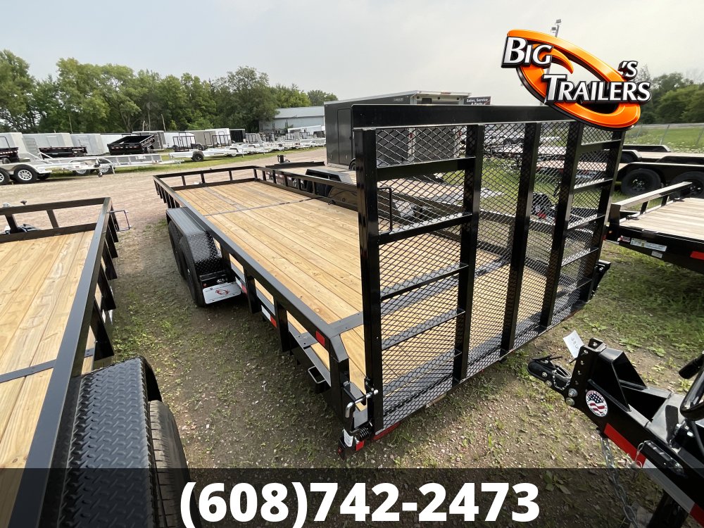 2026 Sure Trac 7'x24' Tube Top Utility Trailer