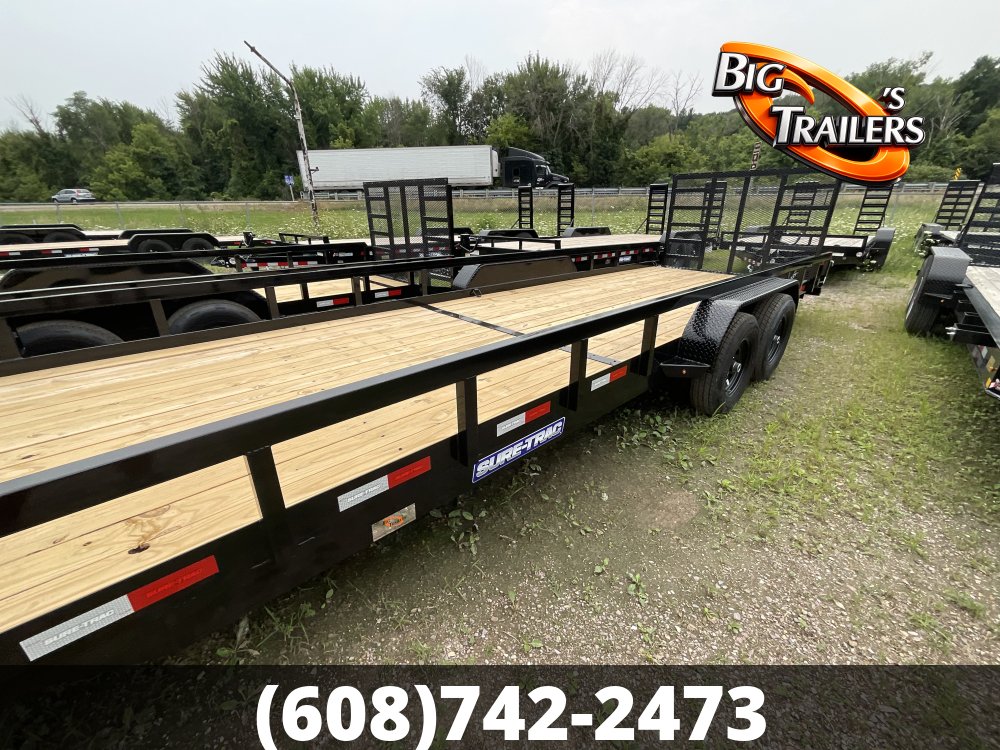 2026 Sure Trac 7'x24' Tube Top Utility Trailer