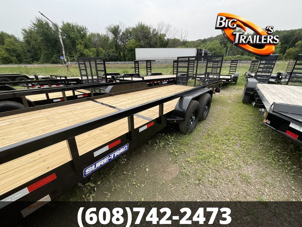 2026 Sure Trac 7'x24' Tube Top Utility Trailer