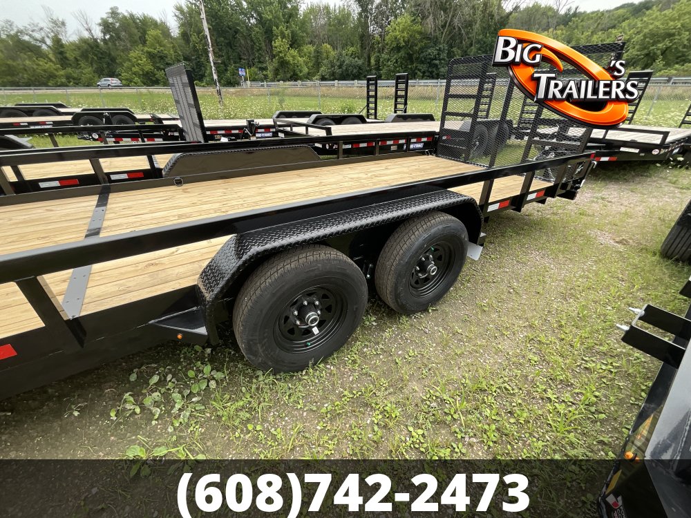 2026 Sure Trac 7'x24' Tube Top Utility Trailer