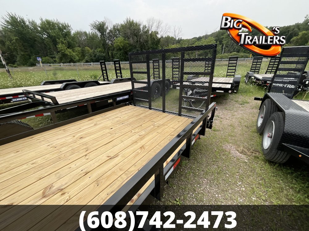 2026 Sure Trac 7'x24' Tube Top Utility Trailer