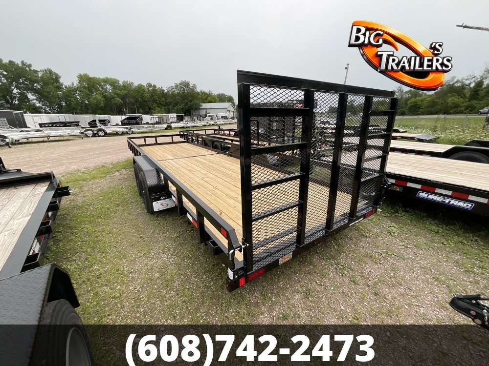 2026 Sure Trac 7'x24' Tube Top Utility Trailer