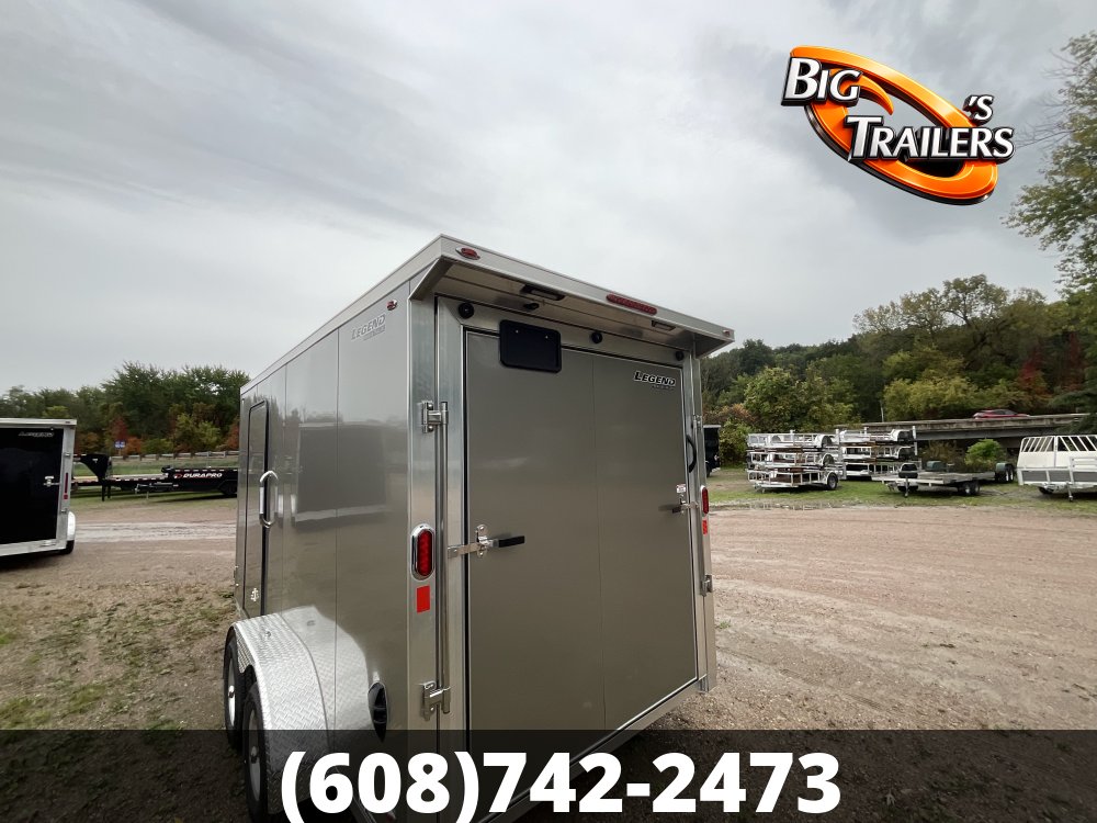 2027 Legend 7'x17' Flat Top V-Nose TA Trailer