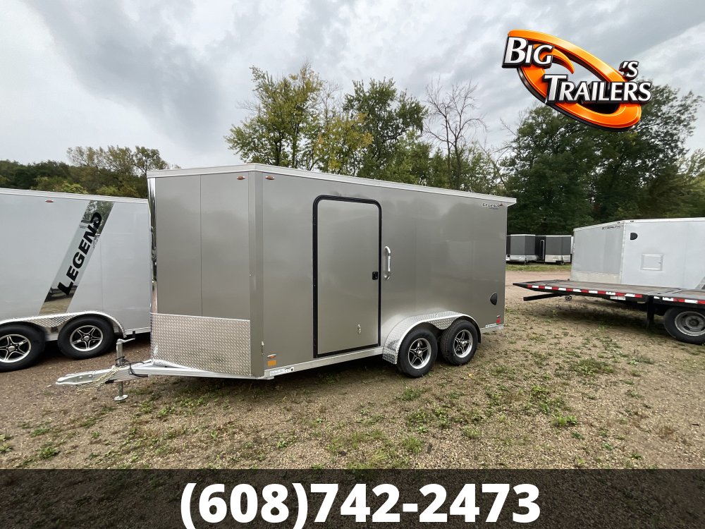2027 Legend 7'x17' Flat Top V-Nose TA Trailer