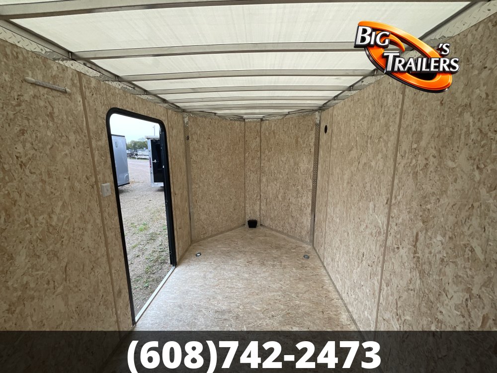2027 Legend 7'x17' Flat Top V-Nose TA Trailer