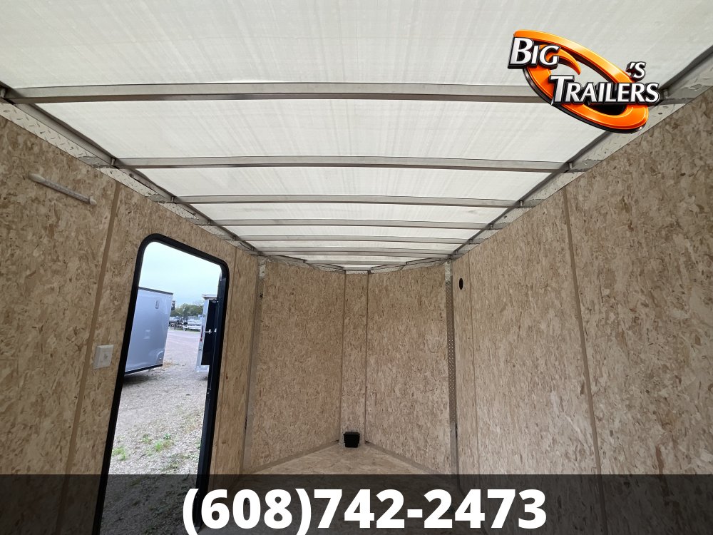 2027 Legend 7'x17' Flat Top V-Nose TA Trailer