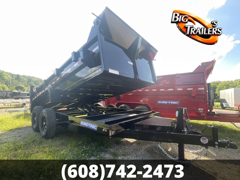 2026 Sure Trac 7'x14' Heavy Duty Low Profile Dump Trailer