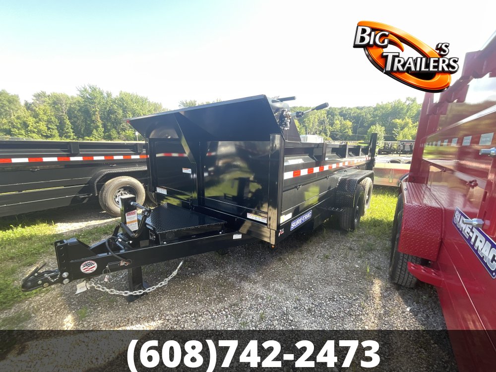 2026 Sure Trac 7'x14' Heavy Duty Low Profile Dump Trailer
