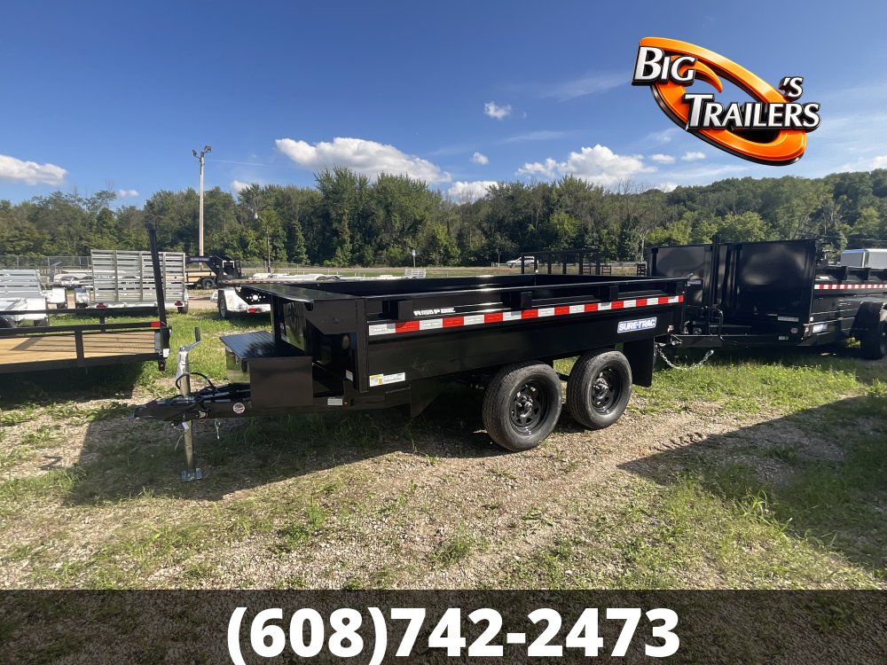 2026 Sure Trac 6'x10' SD Deckover Dump Trailer