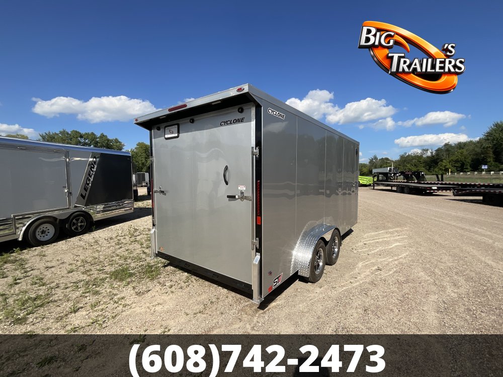 2027 Legend 7.5'x18' Cyclone Steel V-Nose Trailer
