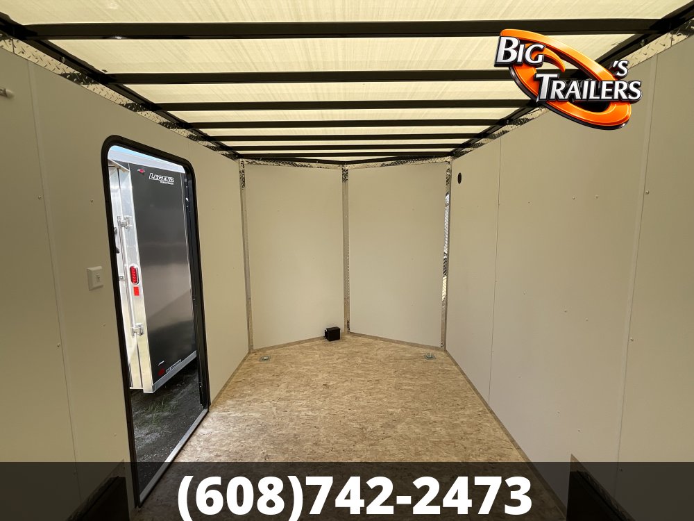 2027 Legend 7.5'x18' Cyclone Steel V-Nose Trailer