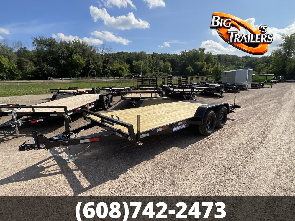 2027 Sure Trac 82"x16' C-Channel Car Hauler Trailer