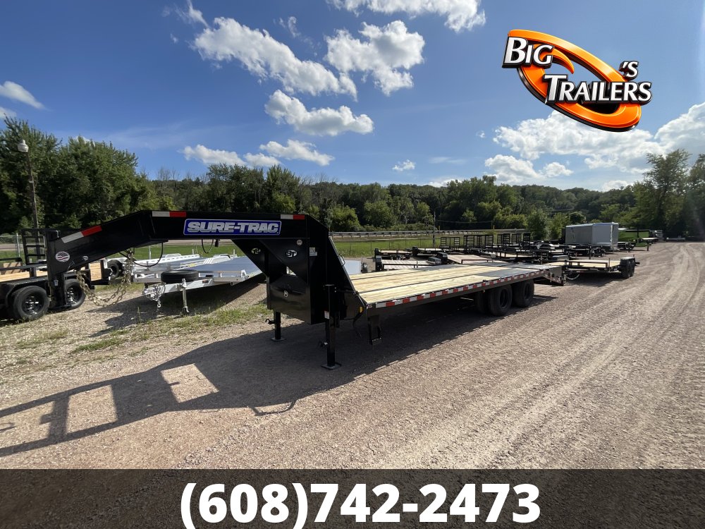 2026 Sure Trac 102"x25' Heavy Duty Low Profile Deckover Flatbed Trailer