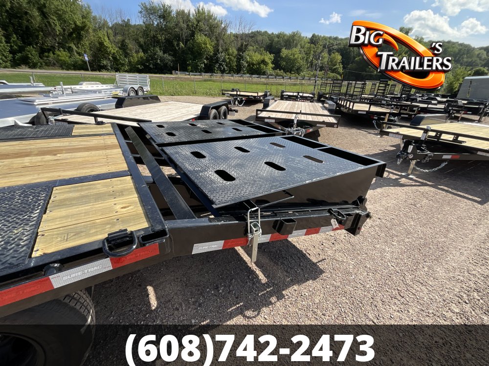 2026 Sure Trac 102"x25' Heavy Duty Low Profile Deckover Flatbed Trailer