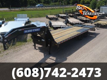 2026 Sure Trac 102"x25' Heavy Duty Low Profile Deckover Flatbed Trailer