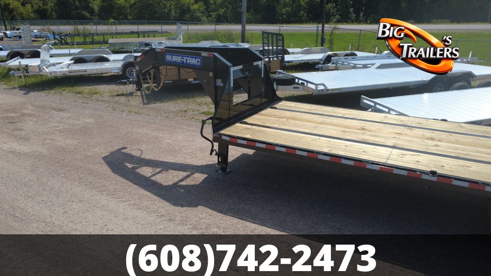 2026 Sure Trac 102"x25' Heavy Duty Low Profile Deckover Flatbed Trailer