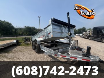 2027 Legend 7'x14' GALVANIZED DUMP Trailer