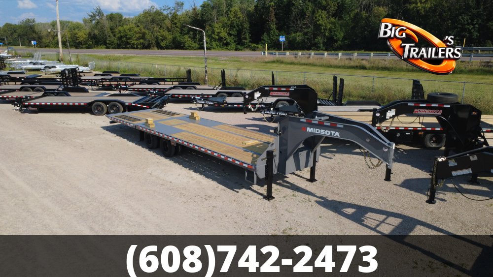 2027 Midsota 102"x32' FB Hydraulic Beavertail Trailer