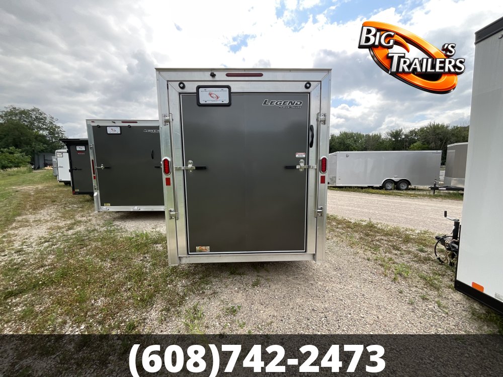 2026 Legend 6'x15' Flat Top V-Nose SA Trailer