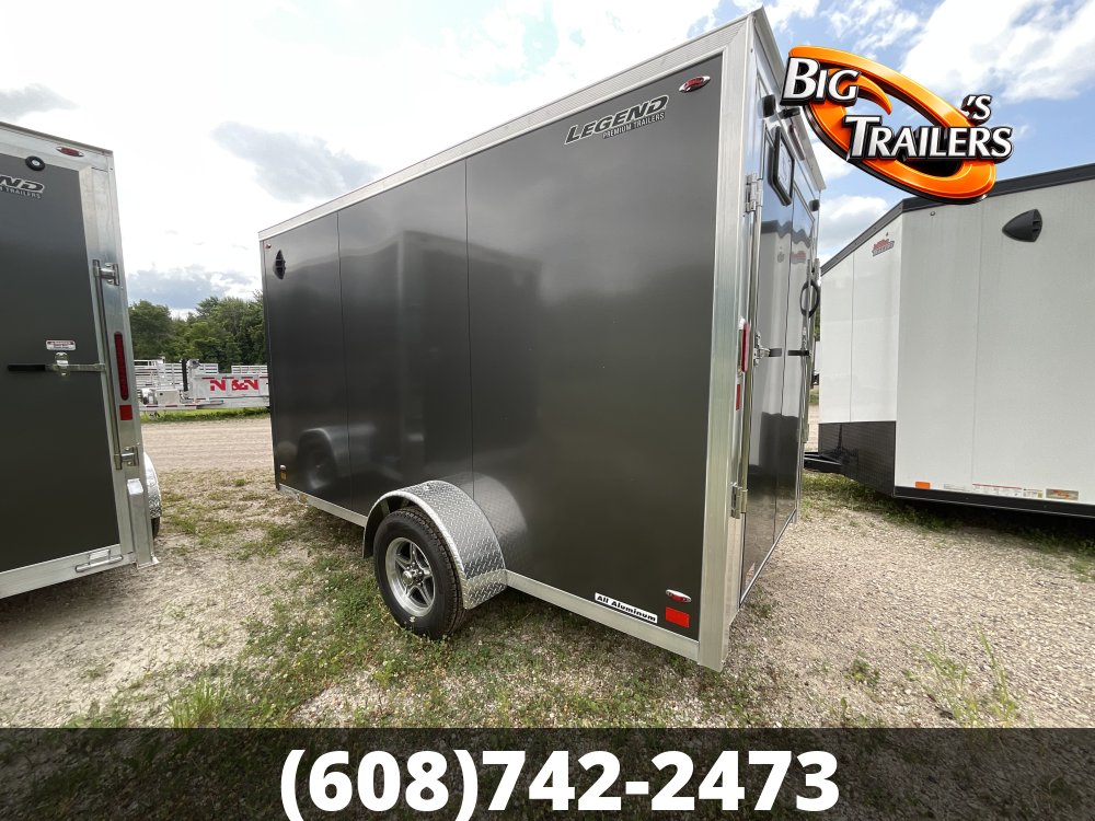 2026 Legend 6'x15' Flat Top V-Nose SA Trailer