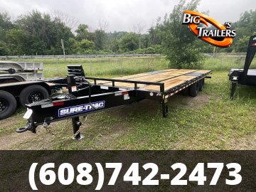 2026 Sure Trac 8.5'x24' Heavy Duty Low Profile Deckover Flatbed