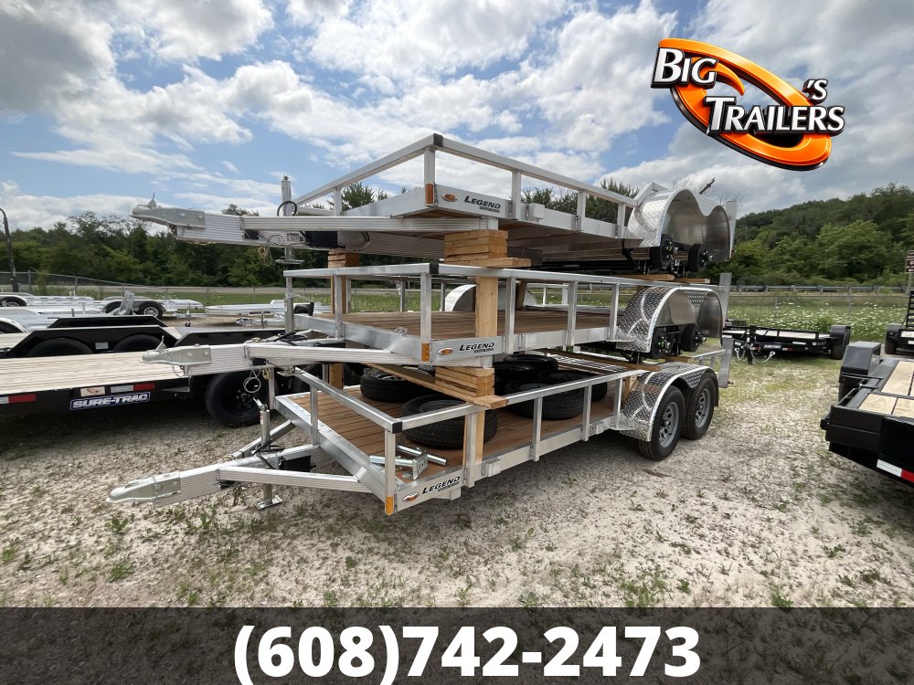 2027 Legend 7'x14' Open Deluxe TA Trailer