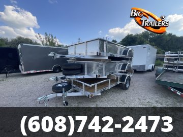 2027 Trophy 6.5'x10' Diamond Plate Utility Trailer