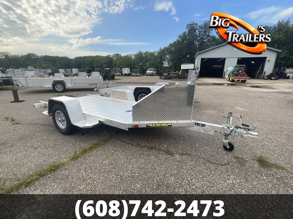2027 Aluma 4' 3"x10.5' MC10S-R Motorcycle Trailer