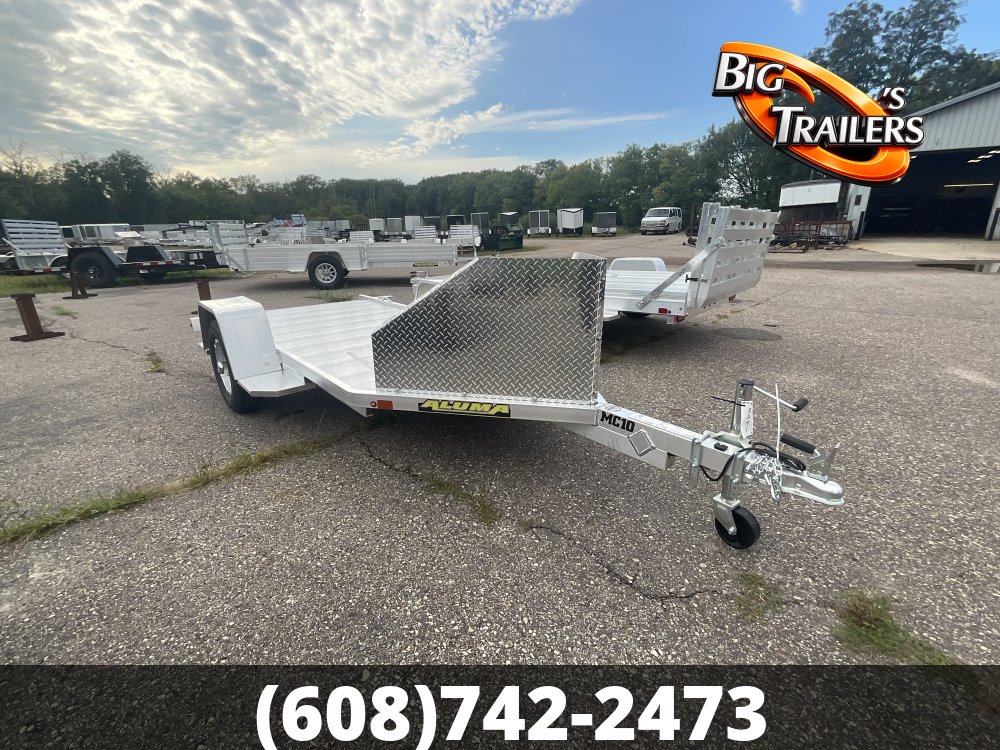2027 Aluma 4' 3"x10.5' MC10S-R Motorcycle Trailer
