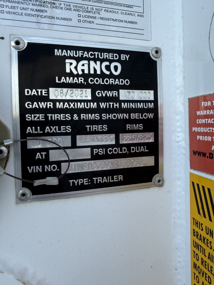 2022 RANCO ANVIL 30'