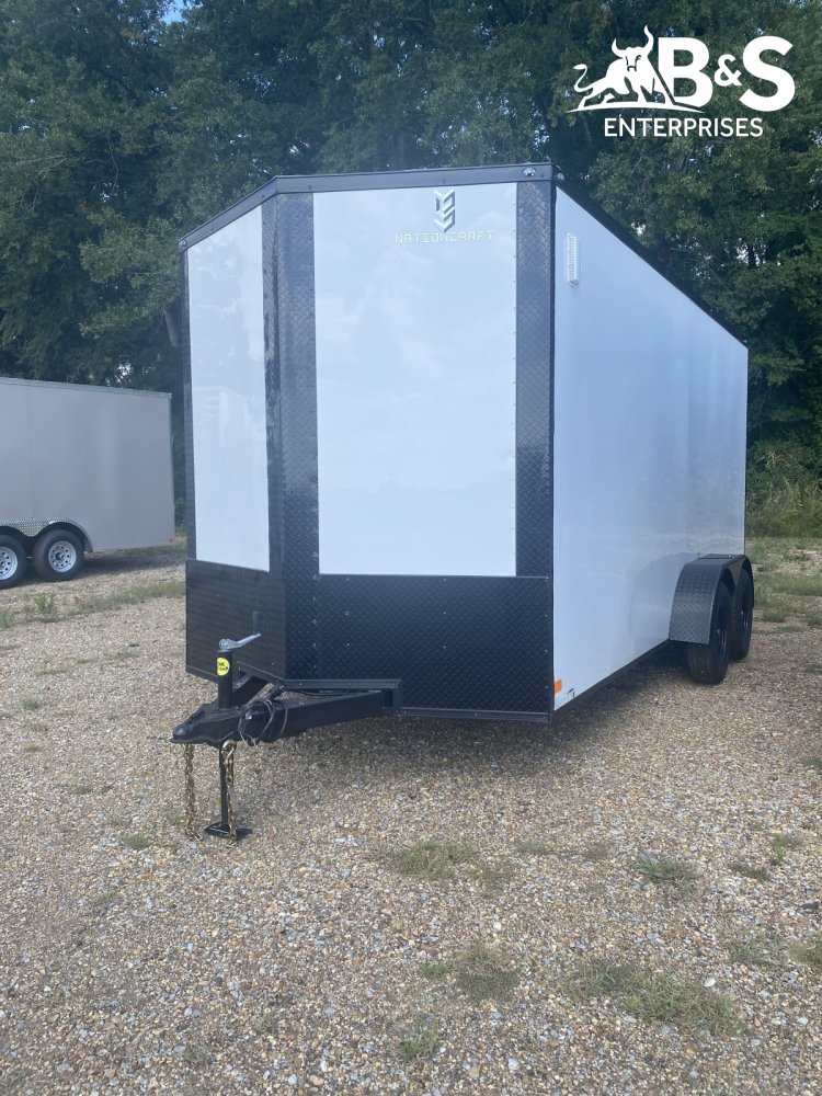 7'x16' Nationcraft Trailers Enclosed Cargo