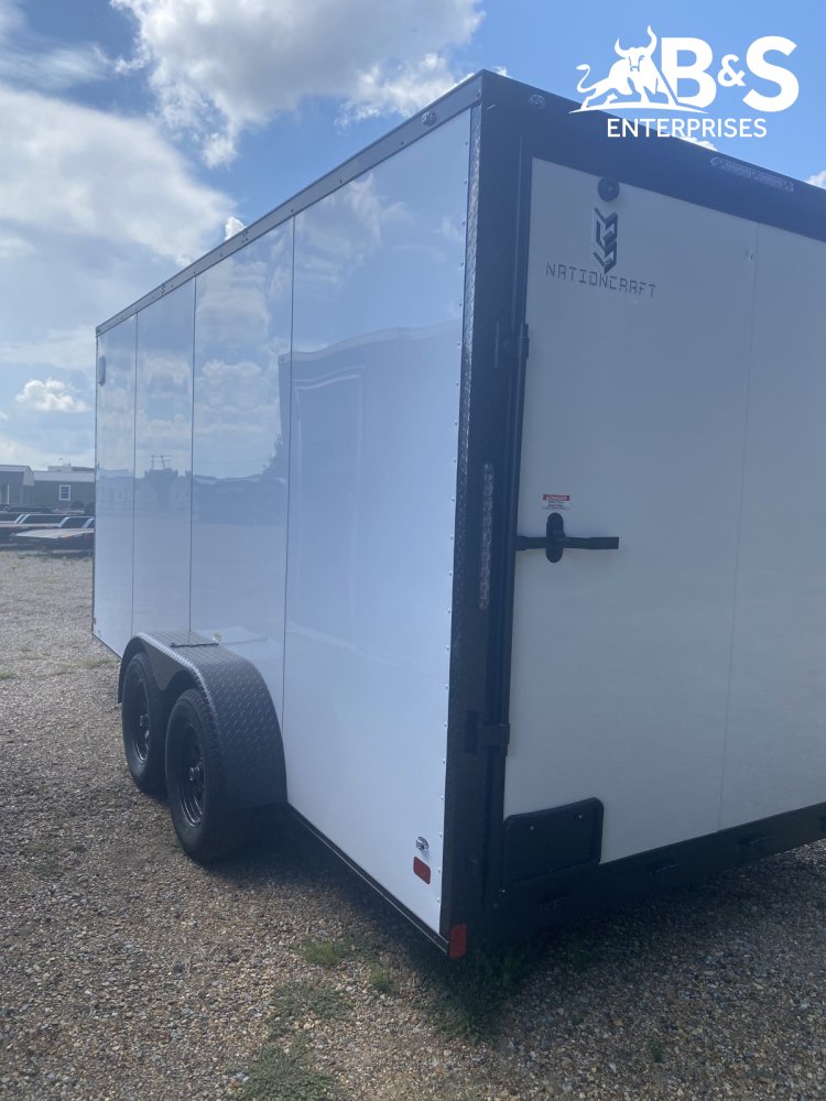7'x16' Nationcraft Trailers Enclosed Cargo