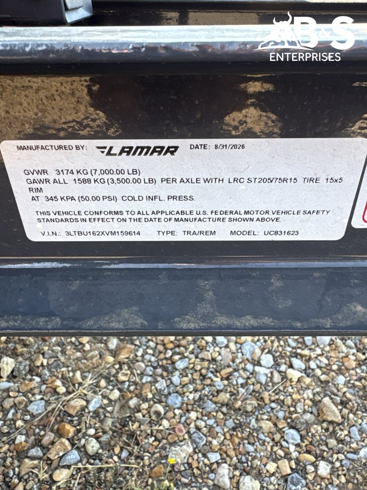 83"x16' Lamar Utility