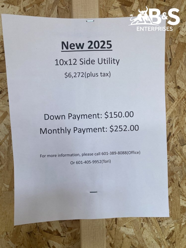 2025 Stor-Mor 10x12 Utility Shed