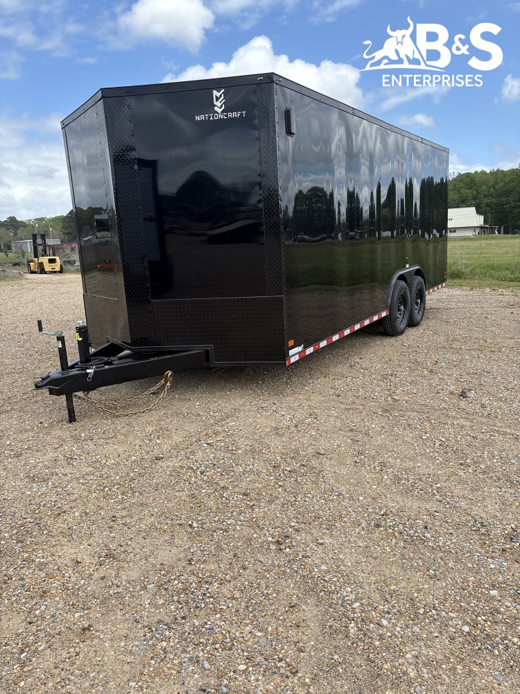 8.5'x20' NationCraft Enclosed Cargo