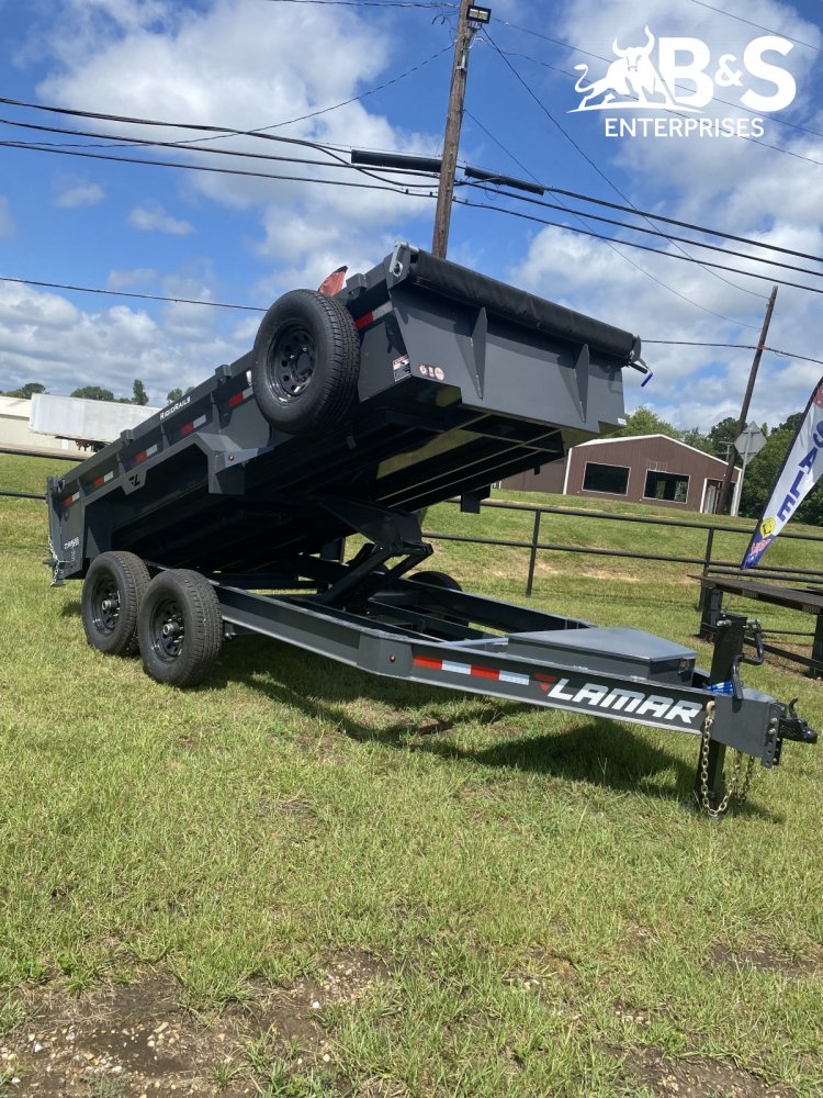 83"x14' Lamar Trailers Dump