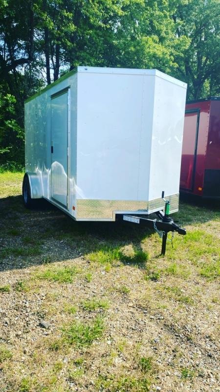 2025 NationCraft Trailers 6X12SA White/Econocraft Cargo / Enclosed Trailer