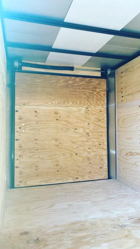 2025 NationCraft Trailers 6X12SA White/Econocraft Cargo / Enclosed Trailer