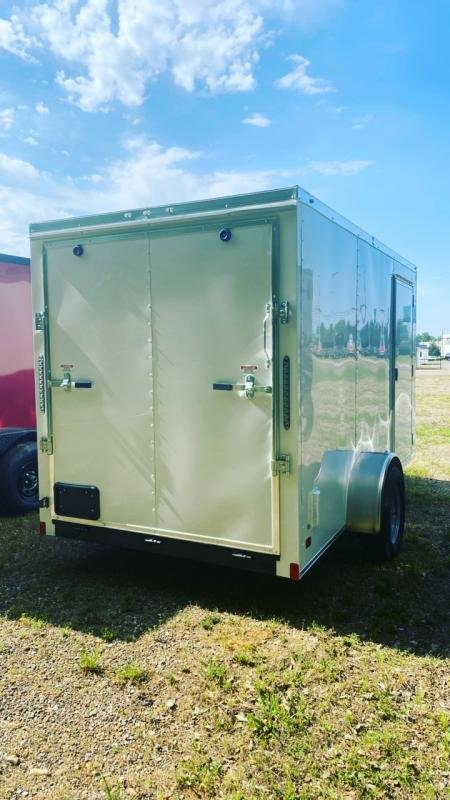 2025 NationCraft Trailers 6X12SA White/Econocraft Cargo / Enclosed Trailer