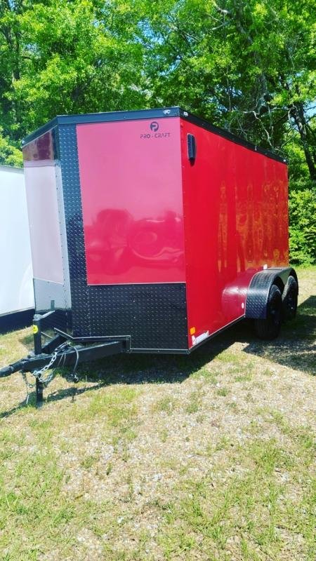 2025 NationCraft Trailers 6X12TA/PROCRAFT BRANDY WINE Cargo / Enclosed Trailer
