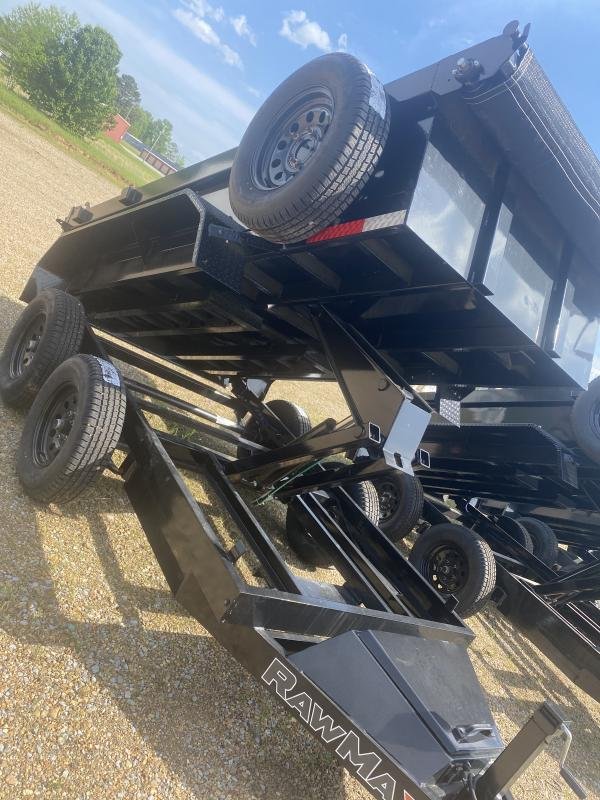 2025 RawMaxx 60"X10' Mini Dump Trailer