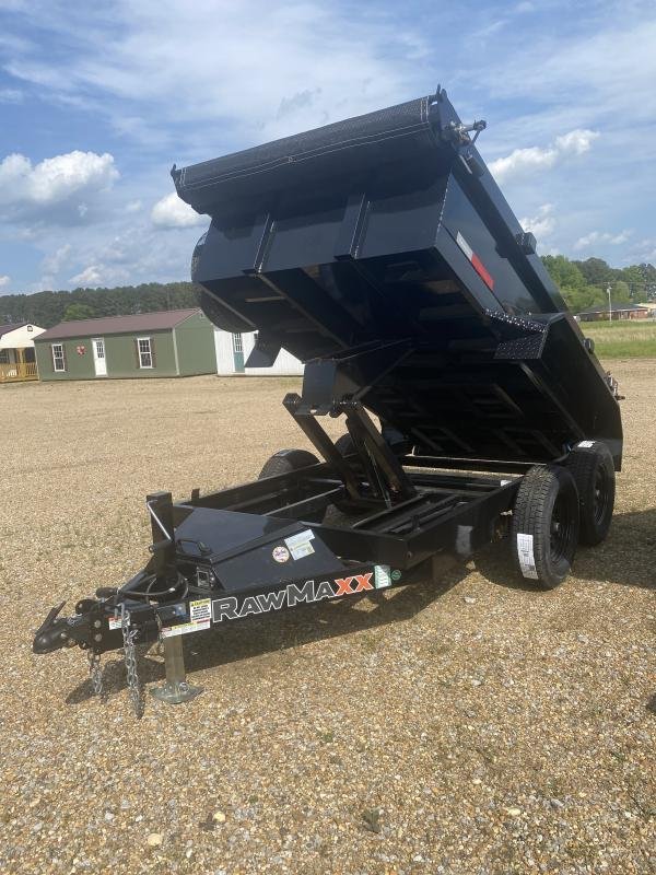 2025 RawMaxx 60"X10' Mini Dump Trailer