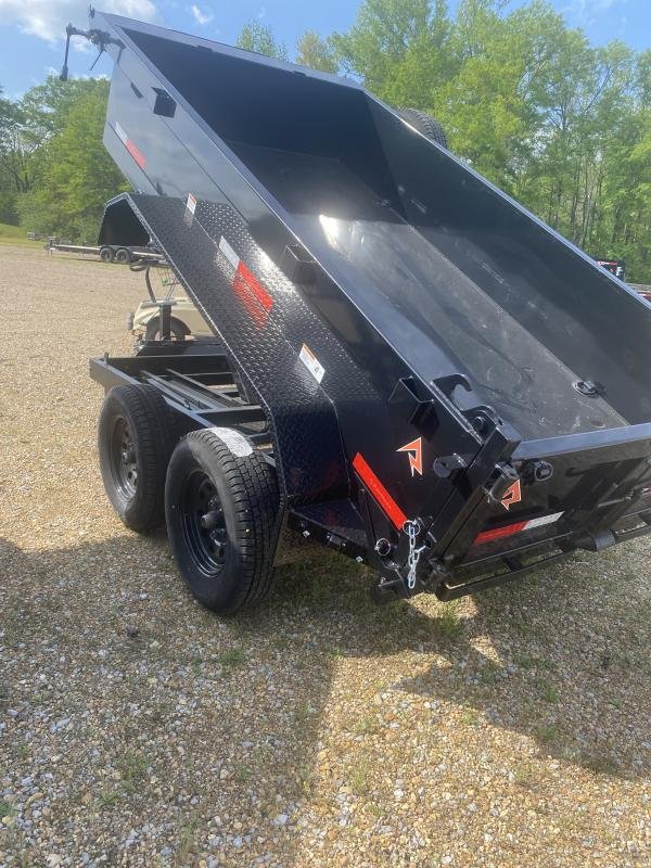 2025 RawMaxx 60"X10' Mini Dump Trailer