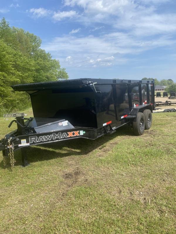 2025 RawMaxx 83"x16 TA 14K Dump Trailer