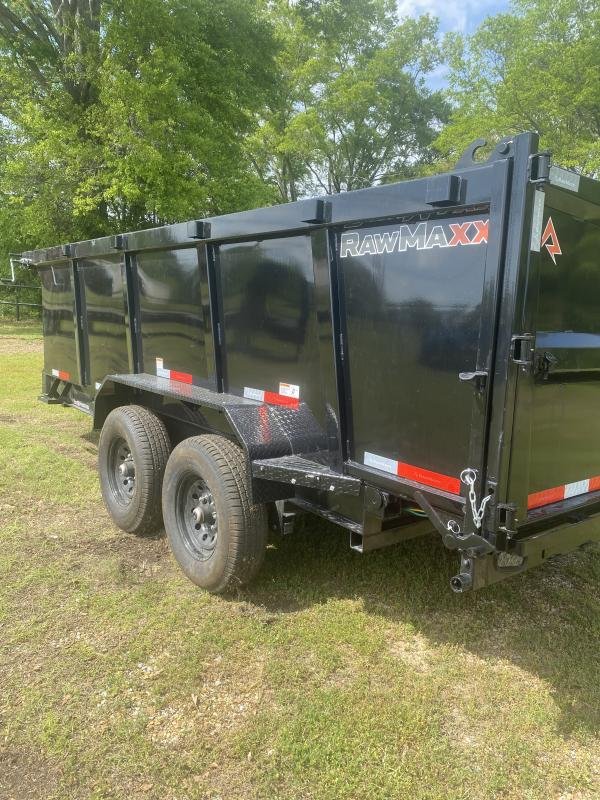 2025 RawMaxx 83"x16 TA 14K Dump Trailer